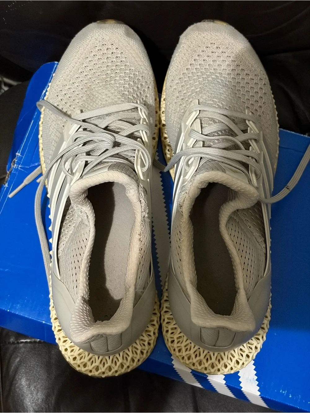 Adidas Ultraboost 4D “Grey Gold Metallic” Men’s size 11.5